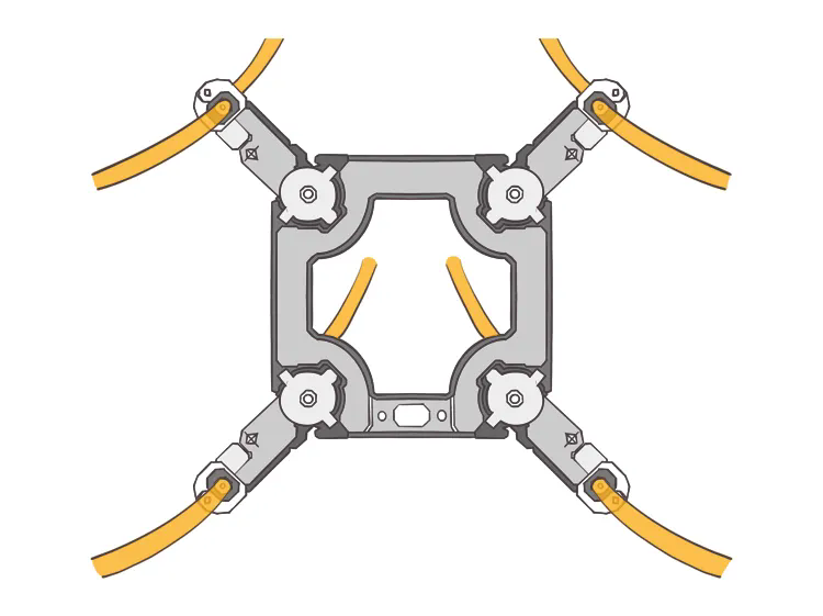 DC-Four-split conductors